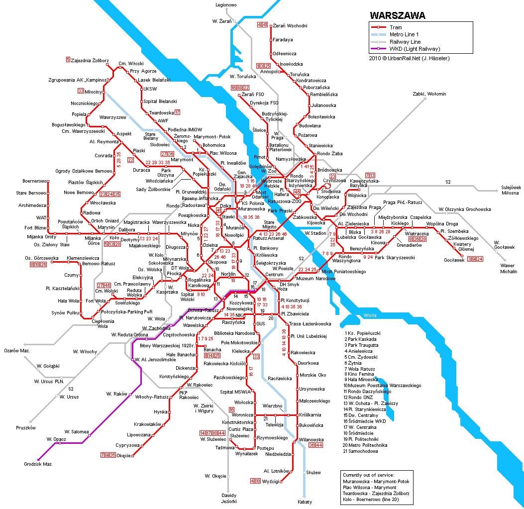 World. kgm รถไฟบนแผนที่