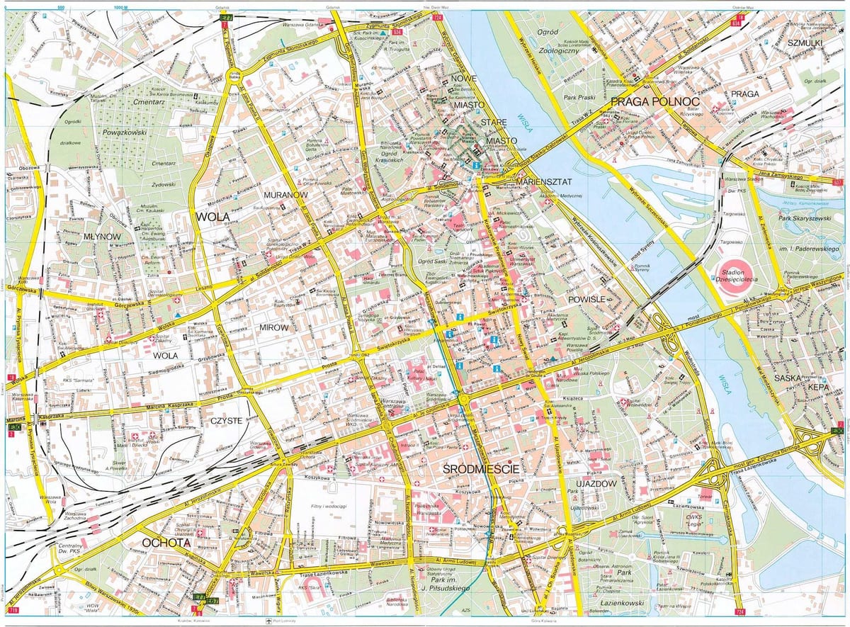 World. kgm ในโปแลนด์บนแผนที่