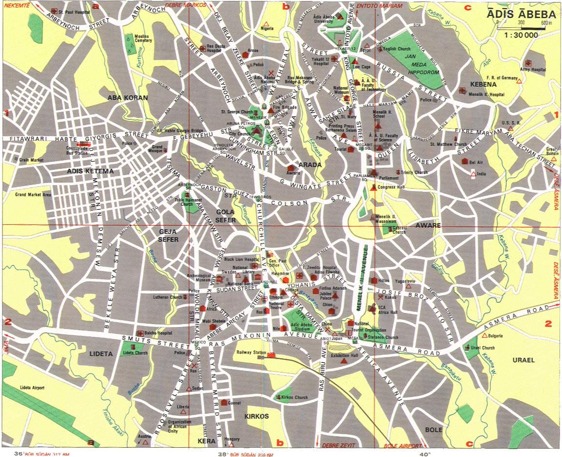 แผนที่ของ world. kgm attractions