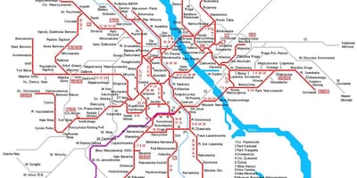 World. kgm รถไฟบนแผนที่